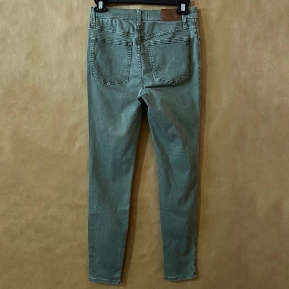 Madewell | 9" High Rise Skinny Jeans: Garment-Dyed Button-Front Edition Size 28 - Picture 12 of 16